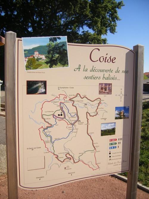 Bed and Breakfast Les Pierres Roses Coise Exterior foto